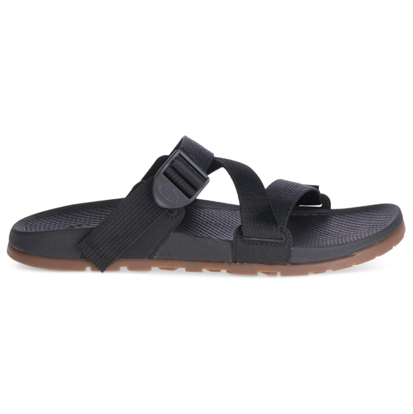 Chaco Lowdown Adjustable Strap Slide Sandal, Black And Brown, Men's Size 10, New - Picture 1 of 9